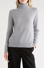 Nordstrom Cashmere Turtleneck Sweater