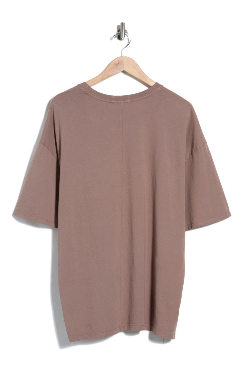 Oversize Organic Cotton T-Shirt, Alternate, color, NEUTRAL MAUVE