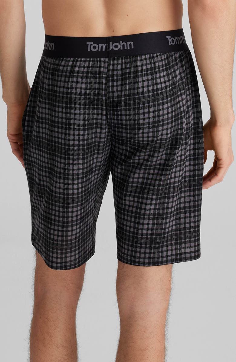 Tommy John Second Skin Lounge Shorts, Alternate, color, Quiet Shades Plaid