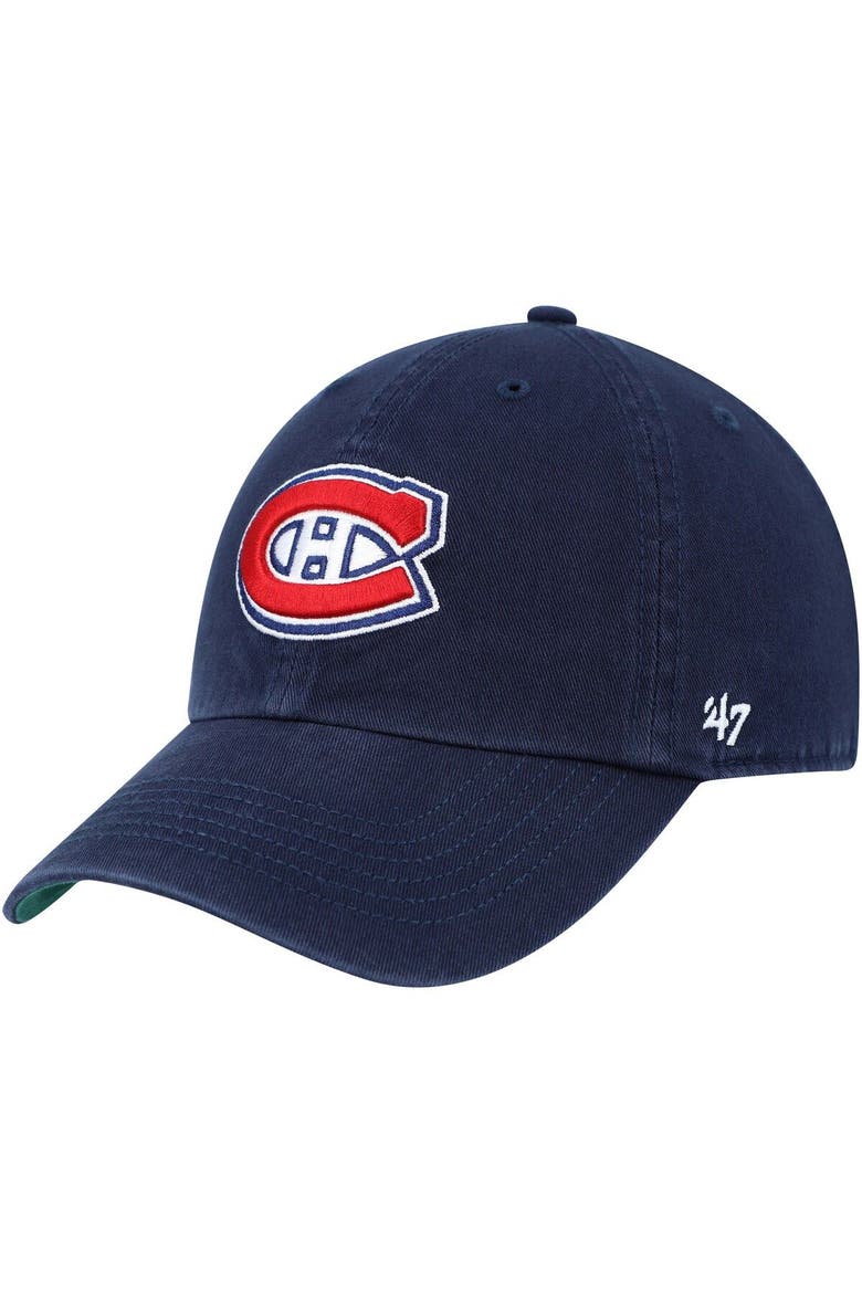 Men's '47 Navy Montreal Canadiens Franchise Fitted Hat, Alternate, color, Navy