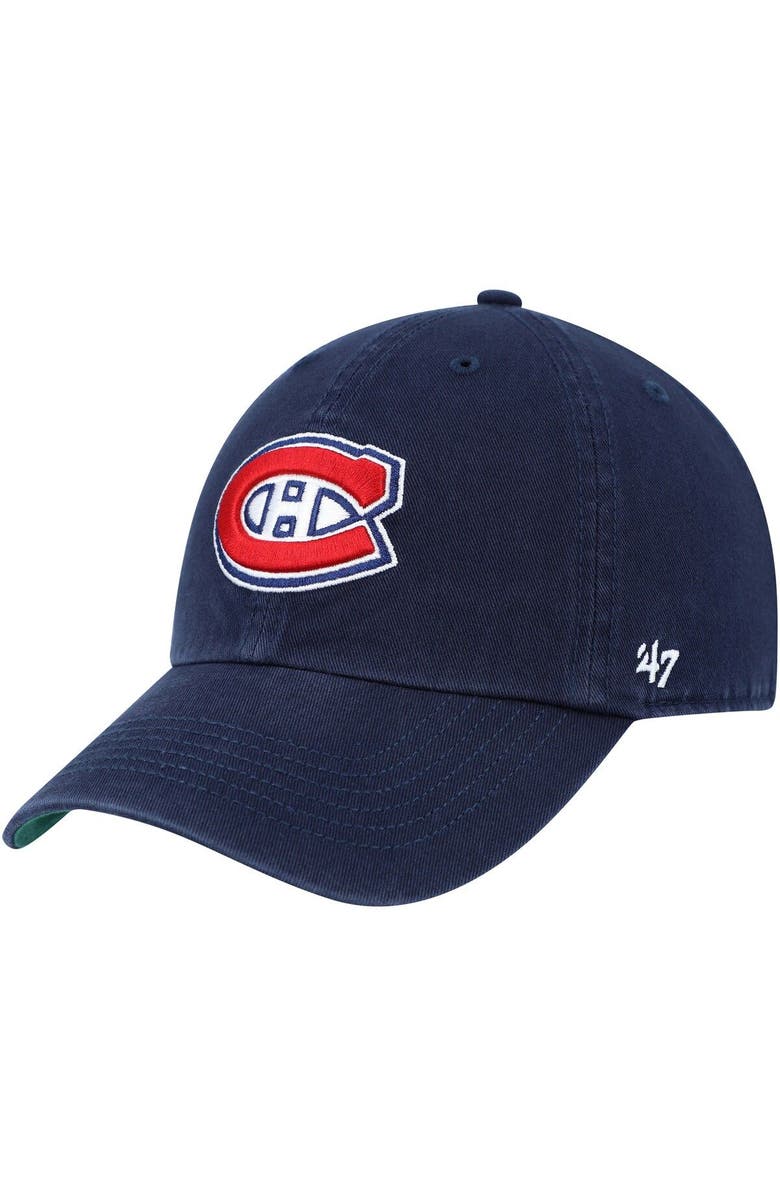 '47 Men's '47 Navy Montreal Canadiens Franchise Fitted Hat, Alternate, color, 
