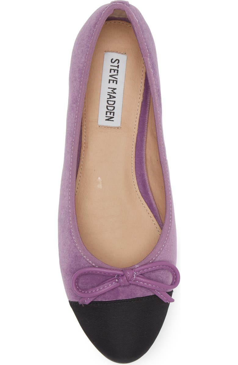 Steve Madden Ellison Cap Toe Ballet Flat, Alternate, color,
