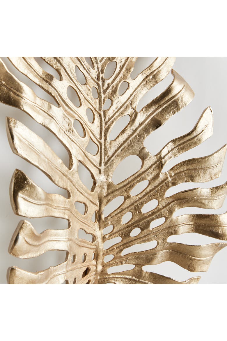 Monstera Wall Art, Alternate, color, Gold