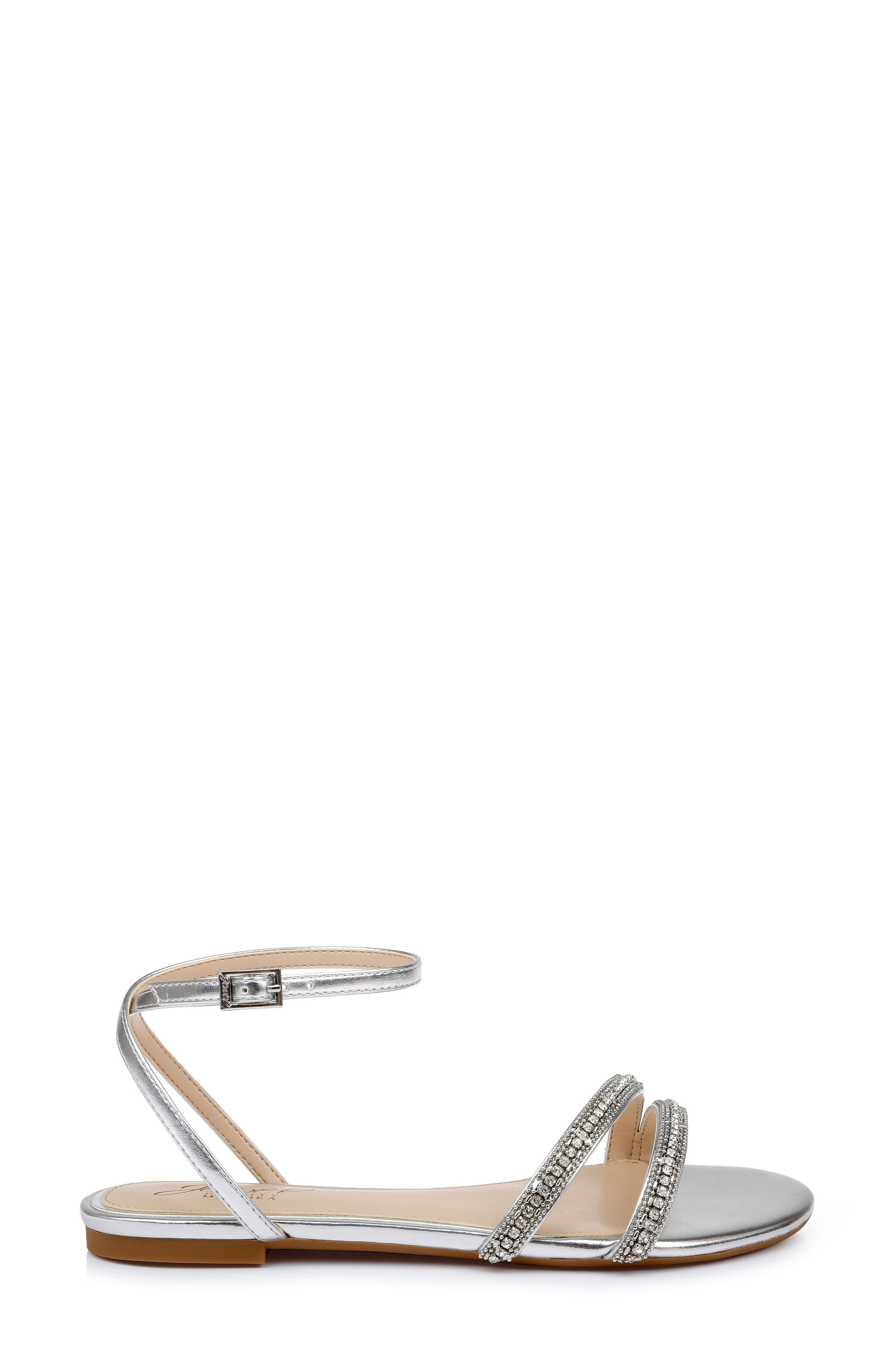Jewel Badgley Mischka Roslyn Ankle Strap Sandal, Alternate, color, 