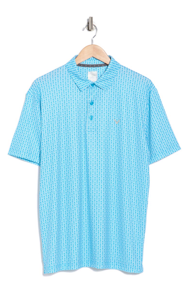Callaway Herringbone Polo, Main, color, Hawaiian Surf