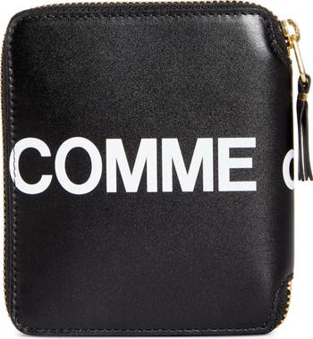 Comme des Garçons Wallets Huge Logo Zip Around Wallet