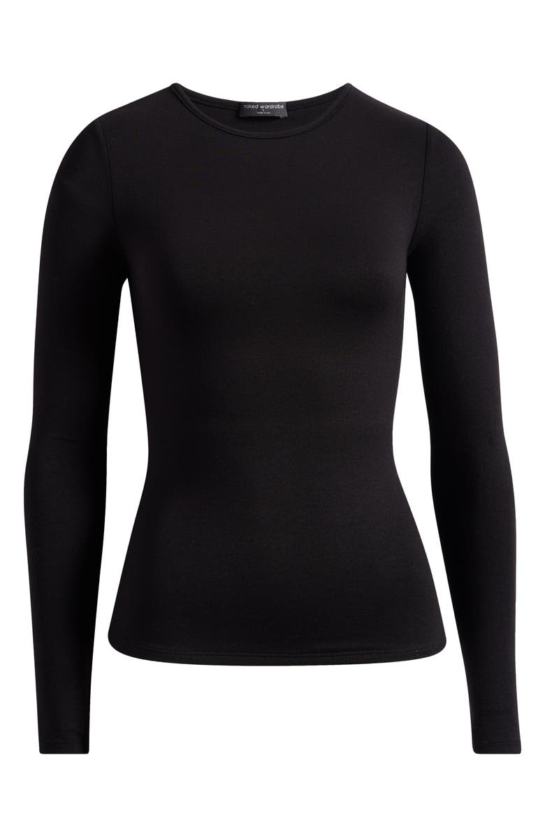 Naked Wardrobe Flat Binding Long Sleeve T-Shirt, Alternate, color,