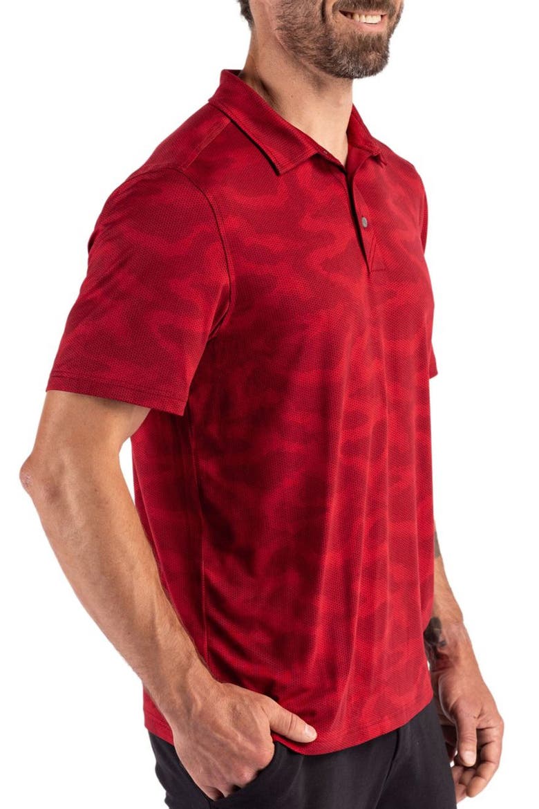Epic Comfort Camo Regular Fit Polo, Alternate, color, CARDINAL RED