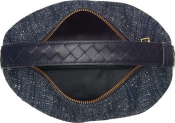 Bottega Veneta Mini Wallace Denim Bouclé Shoulder Bag Bottega Veneta Mini Wallace Denim Bouclé Shoulder Bag