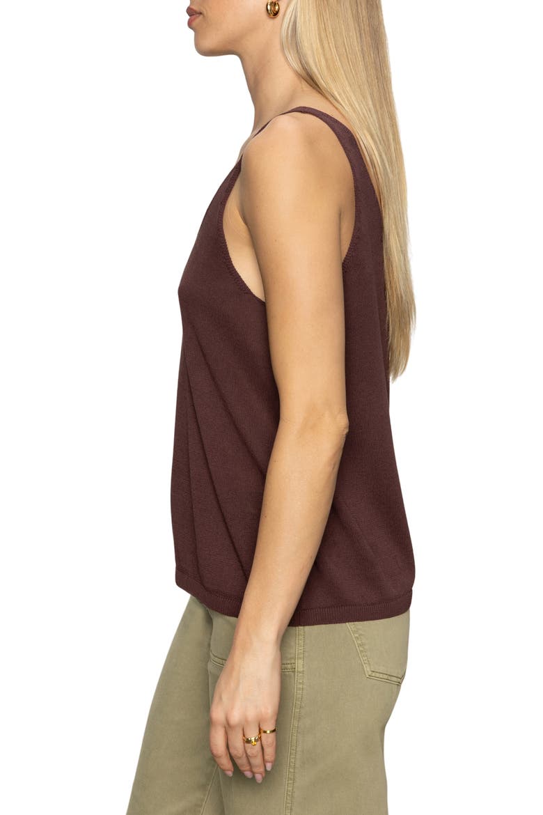 V-Neck Knit Tank, Alternate, color, MESA