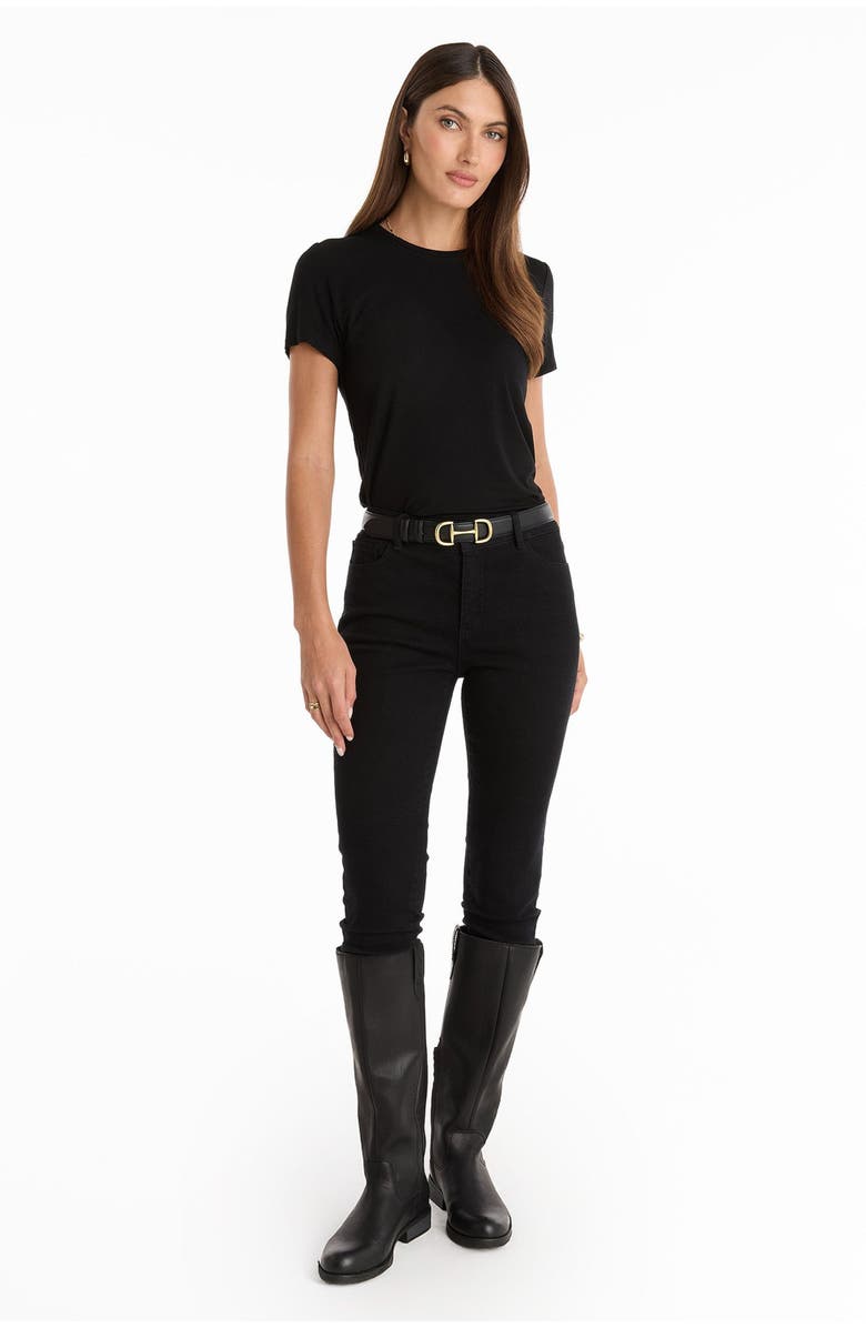 The Noli Shop Amaya Ultra-Soft T-Shirt, Alternate, color, Black