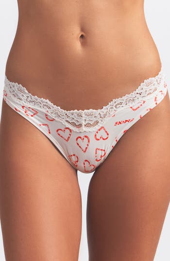 5-Pack Fits Everybody Lace Dipped Thong