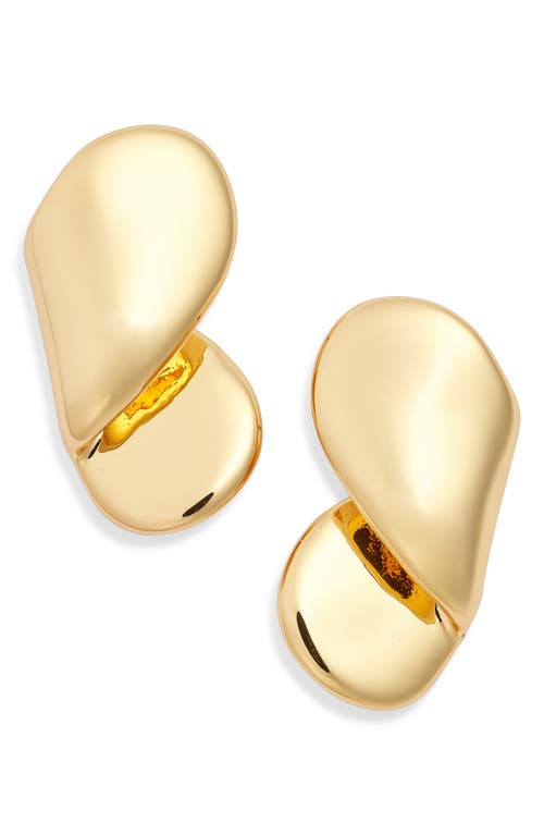 Jenny Bird Cora Drop Earrings In High Polish Gold