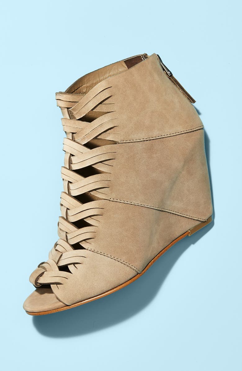 DV FOOTWEAR DV by Dolce Vita 'Sumner' Peep Toe Wedge Bootie, Alternate, color,