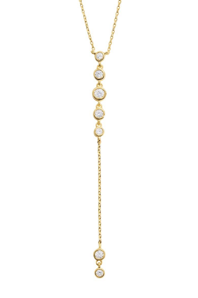 Cubic Zirconia Bezel Y-Necklace video