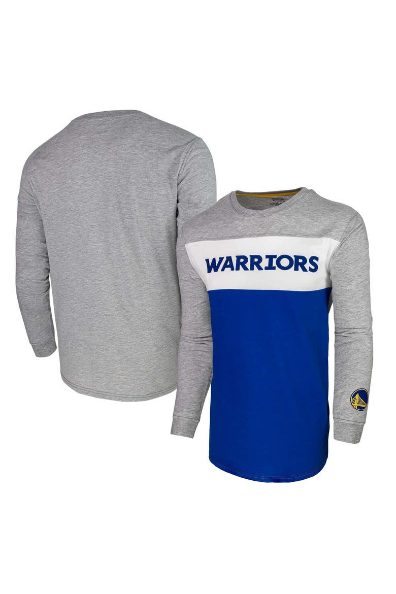 Unisex Heather Gray Golden State Warriors Loge Long Sleeve T-Shirt, Main, color, Heather Gray