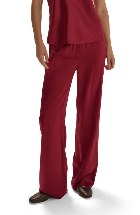 The Everything Silk Blend Pants