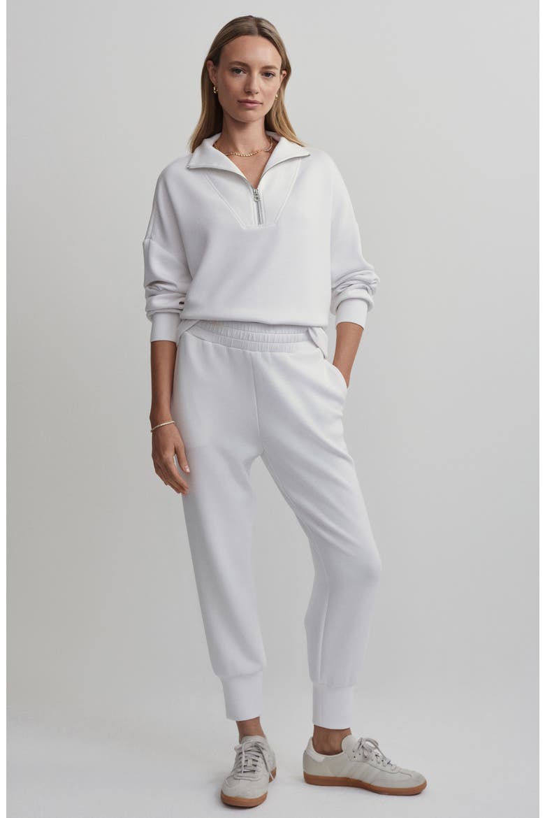 The Slim Cuff 27.5-Inch Pants, Alternate, color, WHITE