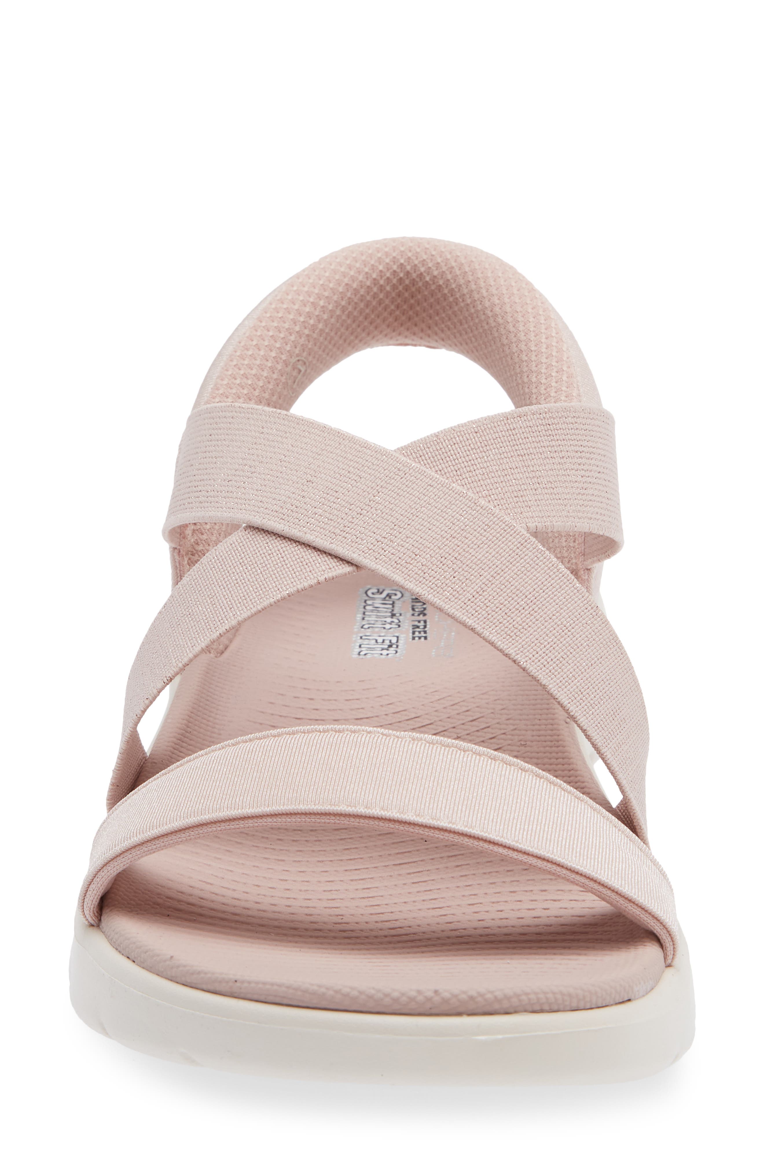 Swift-Fit Go Walk Flex Glimmer Up Sandal, Alternate, color, ROSE