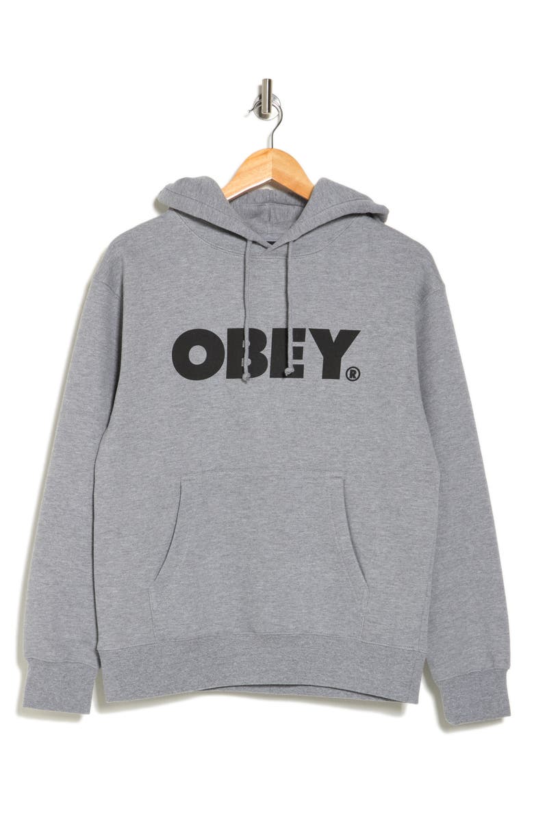 Obey Bold Logo Hoodie, Alternate, color, 