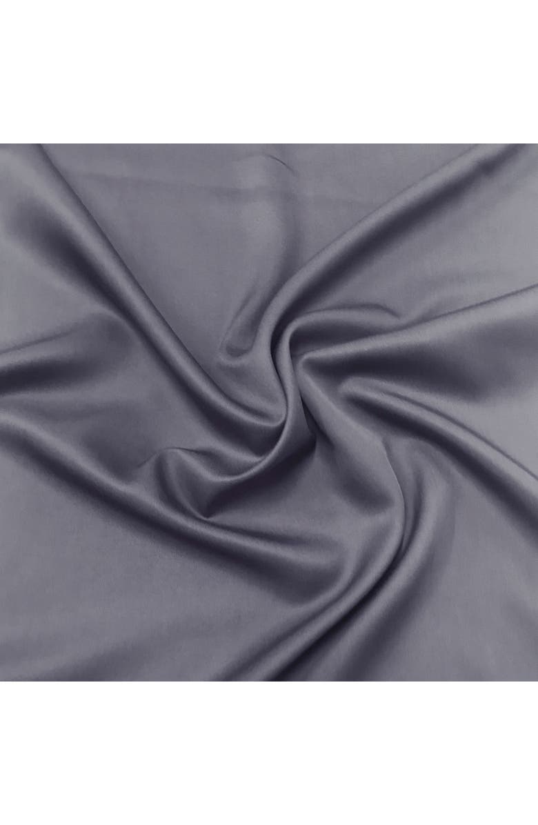 BedVoyage Luxury 100% Viscose Cooling Deep-Pocket Fitted Sheet, Alternate, color, Platinum