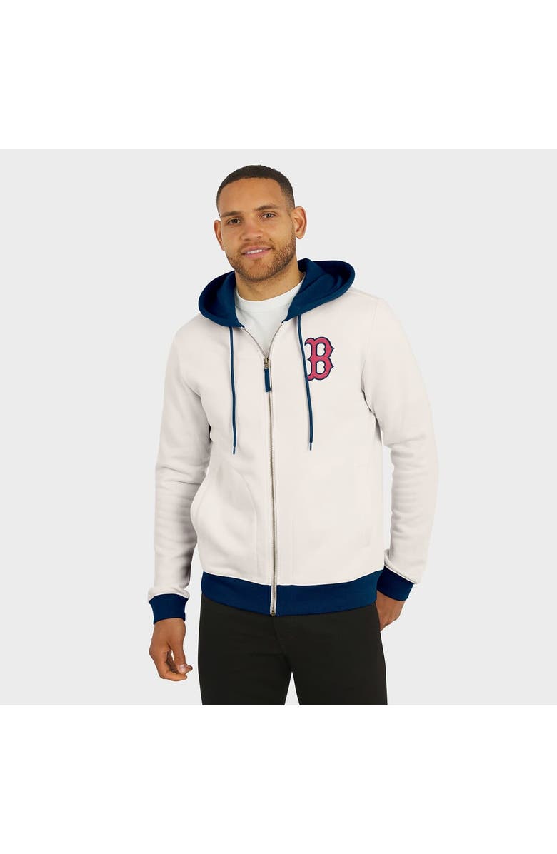 Darius Rucker Collection by Fanatics Men's Darius Rucker Collection by Fanatics Cream Boston Red Sox Polar Fleece Full-Zip Hoodie, Alternate, color, Cream