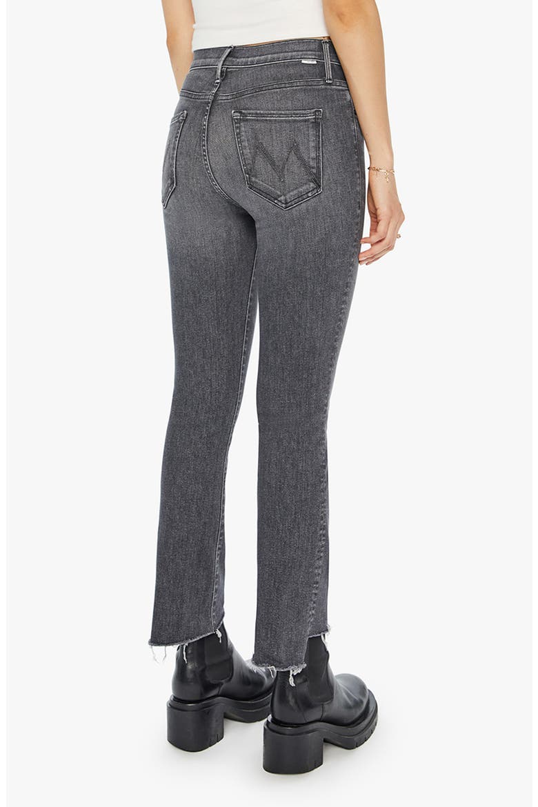 The Insider High Waist Frayed Step Hem Crop Bootcut Jeans, Alternate, color, UP IN SMOKE