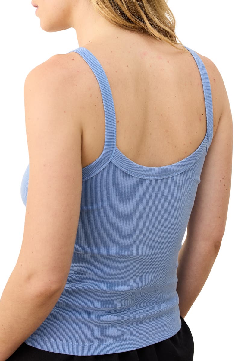 Marine Layer Lexi Sun-In Rib Tank, Alternate, color, Tide