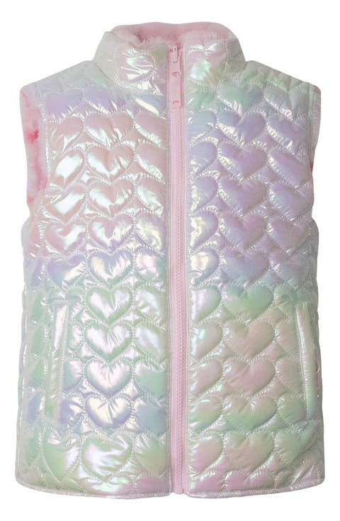 Kids' Quilted Reversible Heart Vest (Toddler & Little Kid)