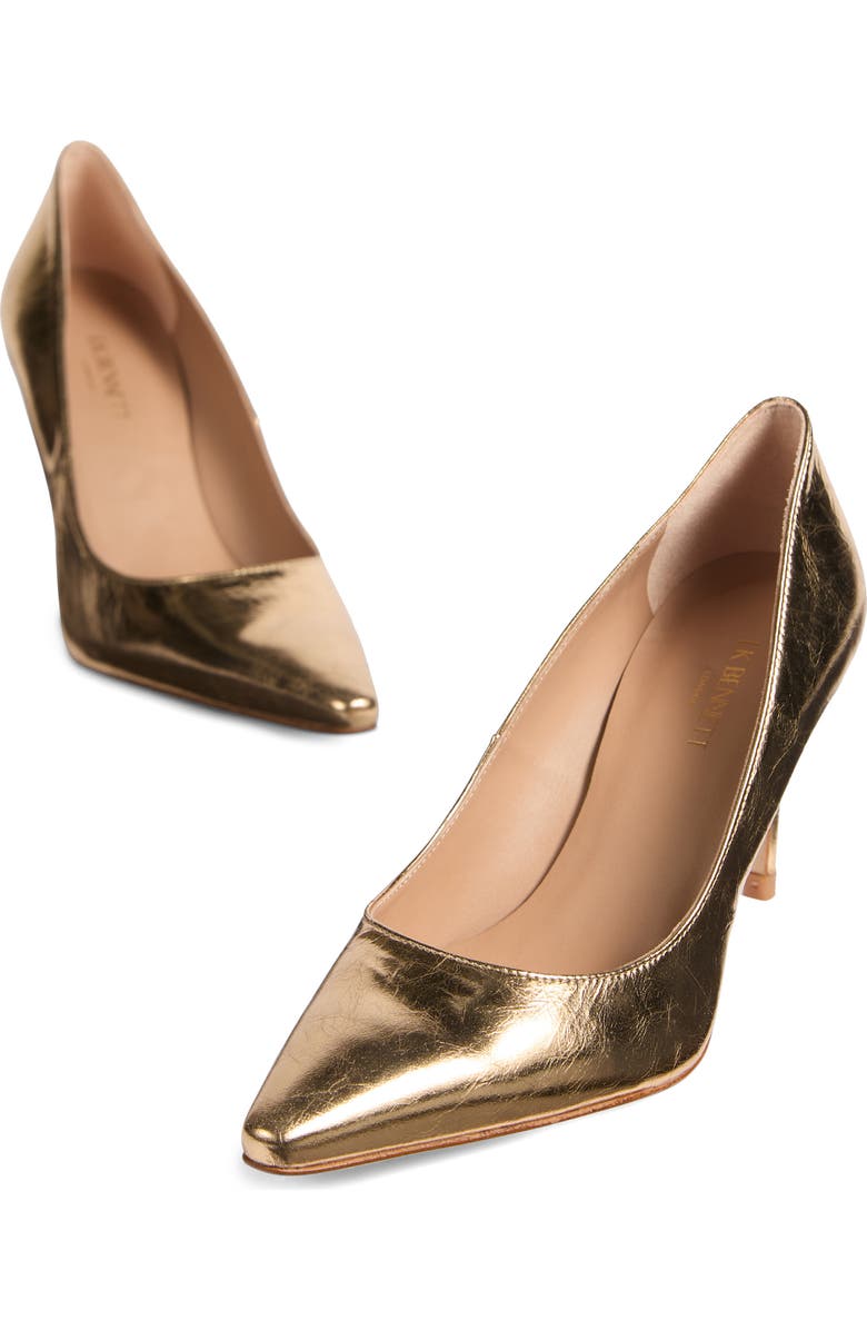 LK Bennett Floret New Signature Court Pump, Alternate, color, Gold