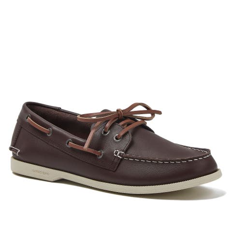 Comfort Leather Slip On Boat Shoes