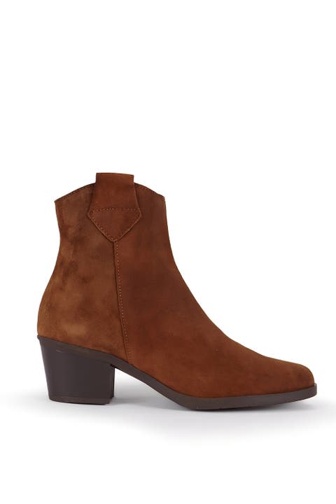 River Suede Ankle Bootie (Women)