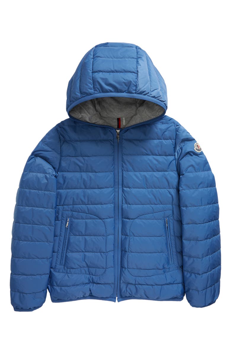 Moncler Kids' Ashlin Water Repellent Quilted Hooded Jacket, Main, color, 