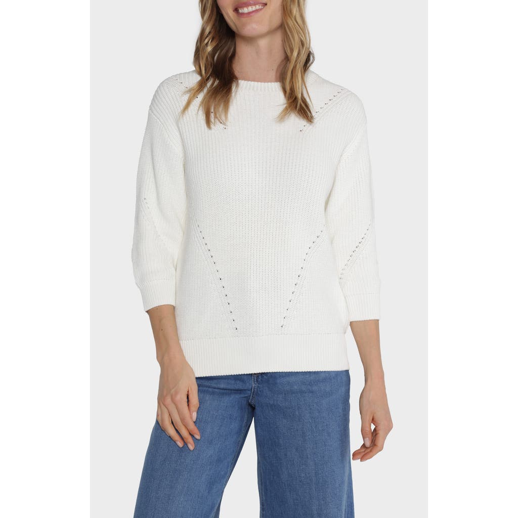 Matty M Hancock Pointelle Sweater