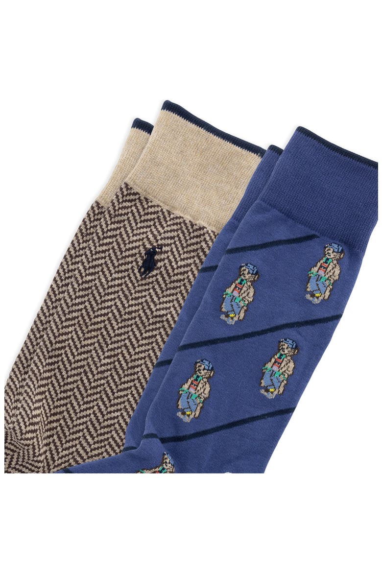 Assorted 2-Pack Socks, Alternate, color, NAVY
