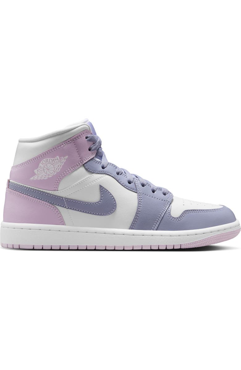 Jordan Air Jordan 1 Mid Sneaker, Alternate, color, Indigo Haze/ Doll/ White