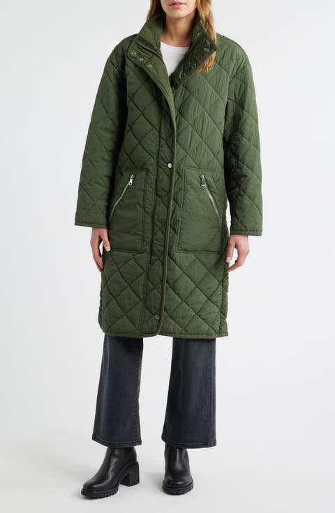 Quilted Long Coat