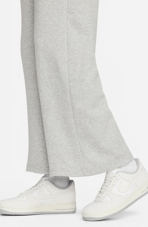 Nike Club Fleece Sweatpants In Dark Grey Heather/white