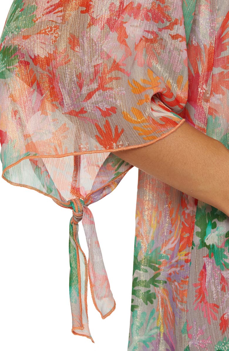 Becca Coral Reef Cover-Up Tunic, Alternate, color, Multi