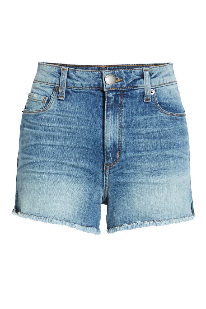 Aubrey High Waist Denim Shorts, Alternate, color, BROOKPARK