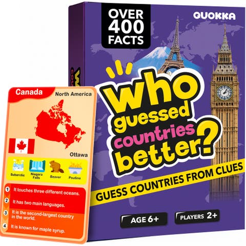 Who Guess It Better Visual Clue Card Game Collection