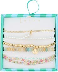 Leith 5-Pack Assorted Beaded Bracelets