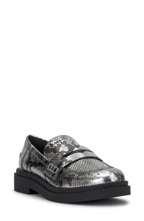 Xuris Platform Penny Loafer (Women)