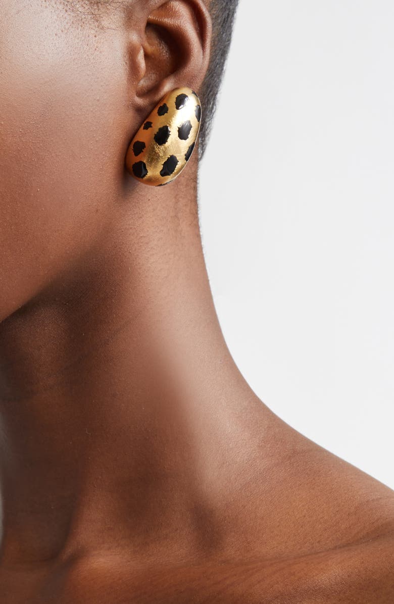 Jacquemus Les Boucles Curvo Earrings, Alternate, color,