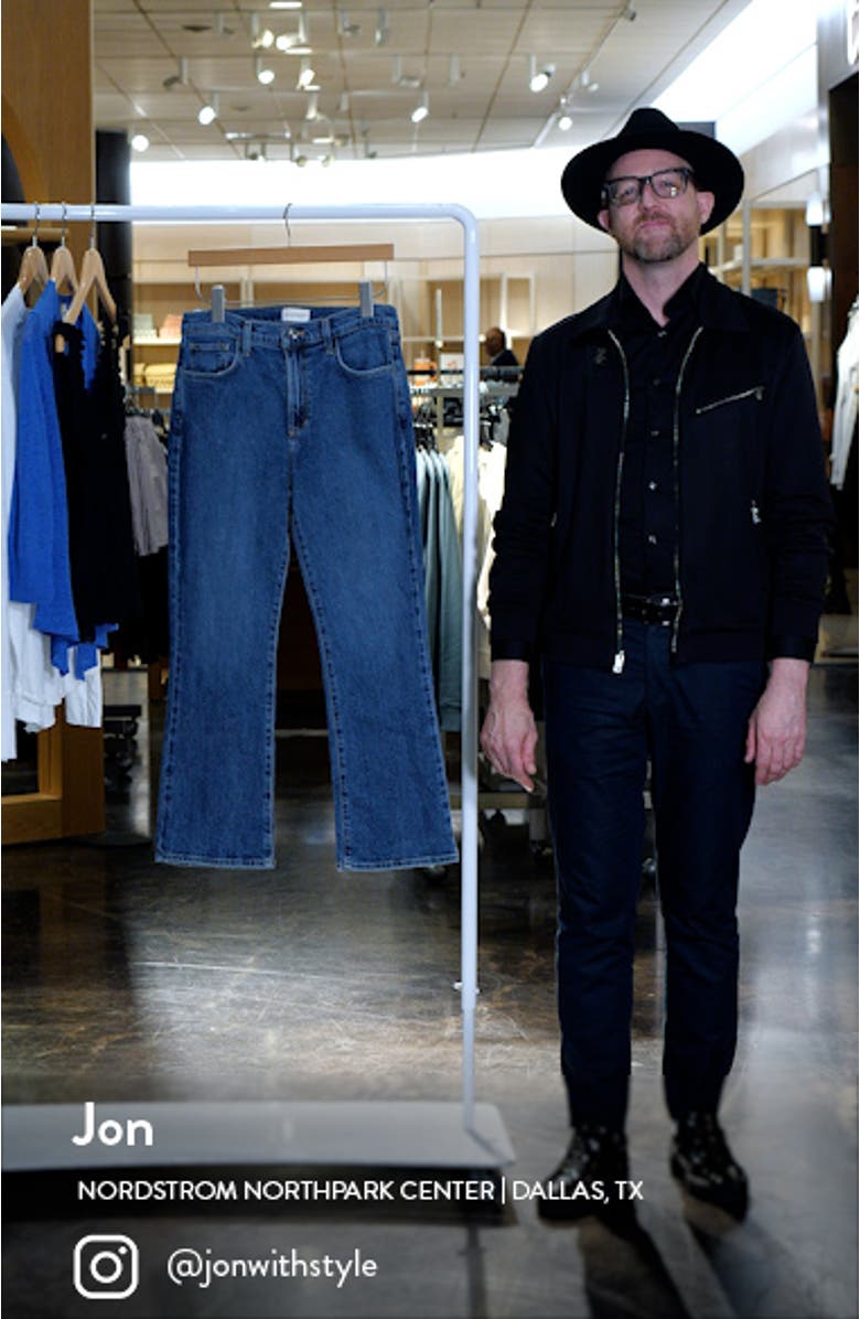 The Erin High Waist Crop Bootcut Jeans, sales video thumbnail