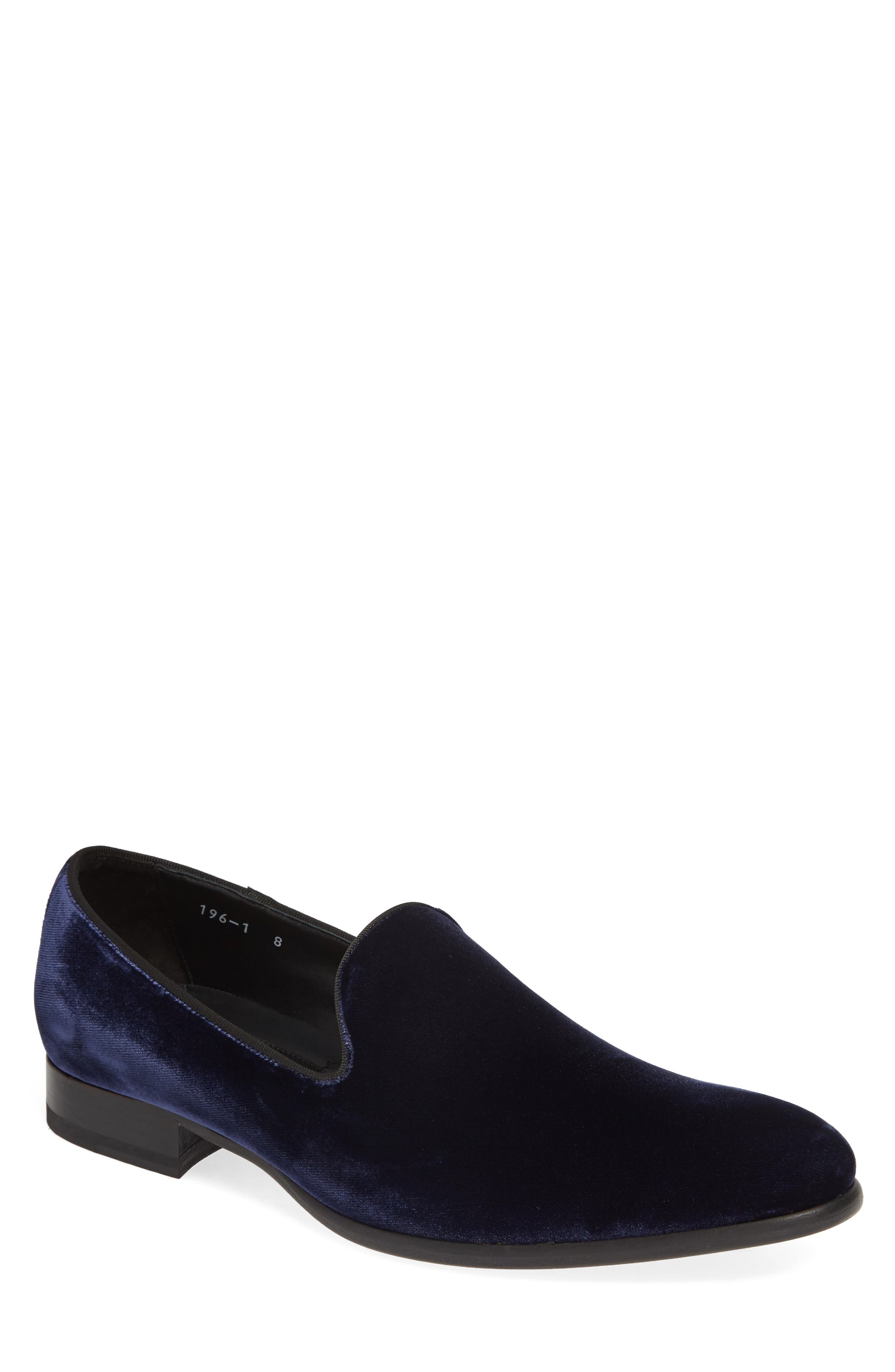 TO BOOT NEW YORK Formal Loafer, Main, color, Blue Velour
