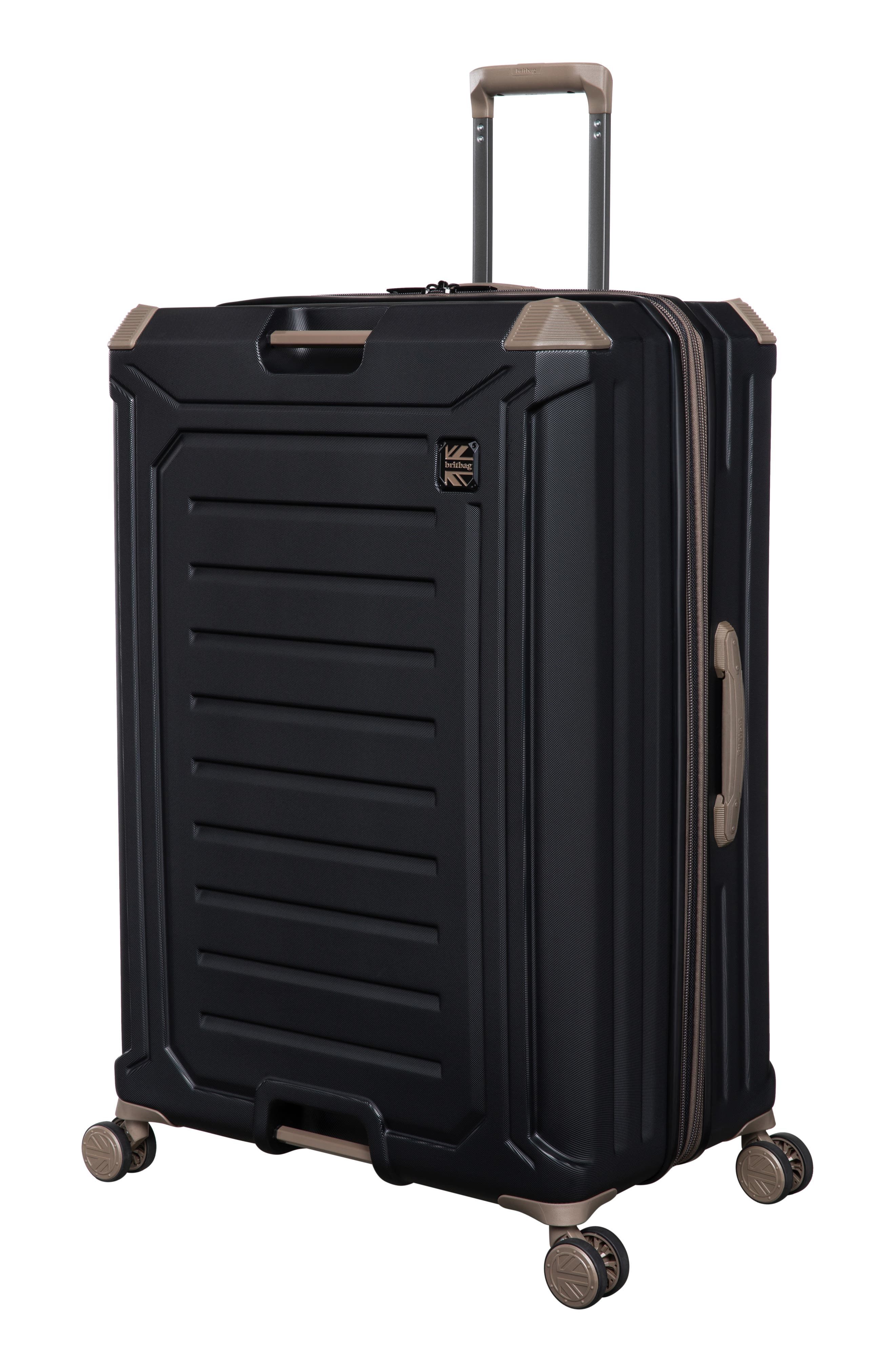 Britbag Stonesfields 31-Inch Hardside Spinner Luggage, Alternate, color, Black