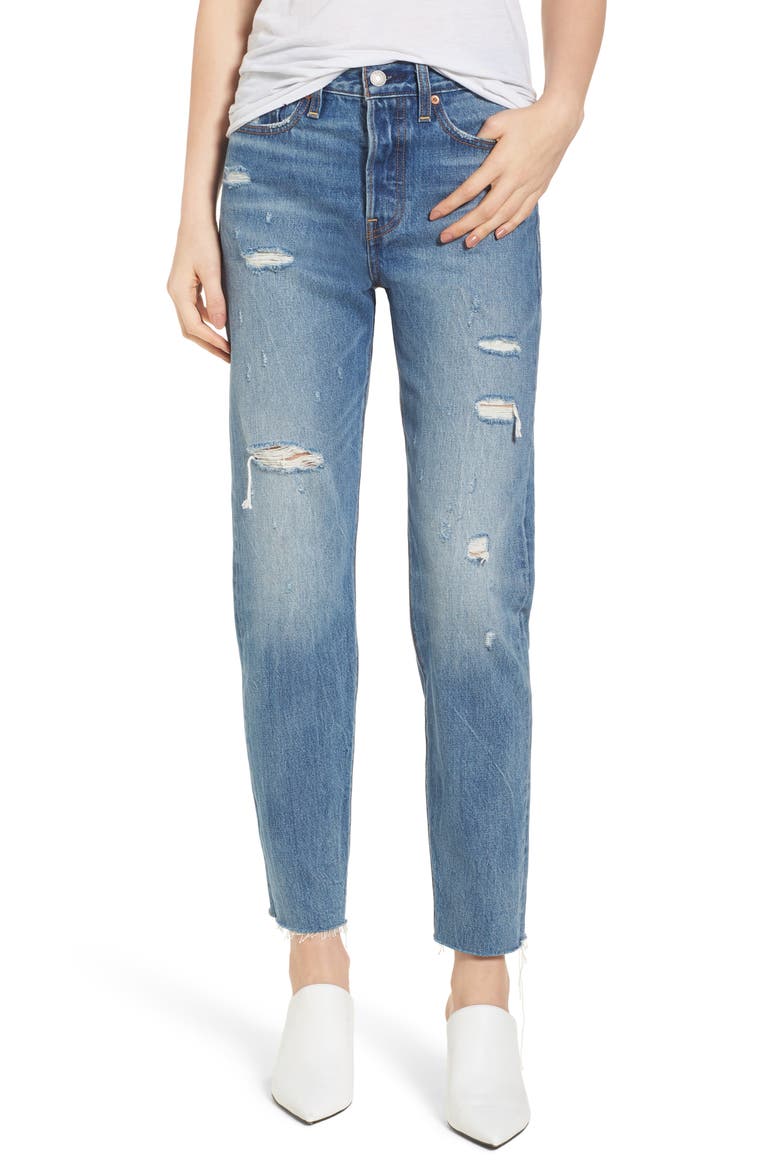Levi's® Wedgie High Waist Crop Jeans video