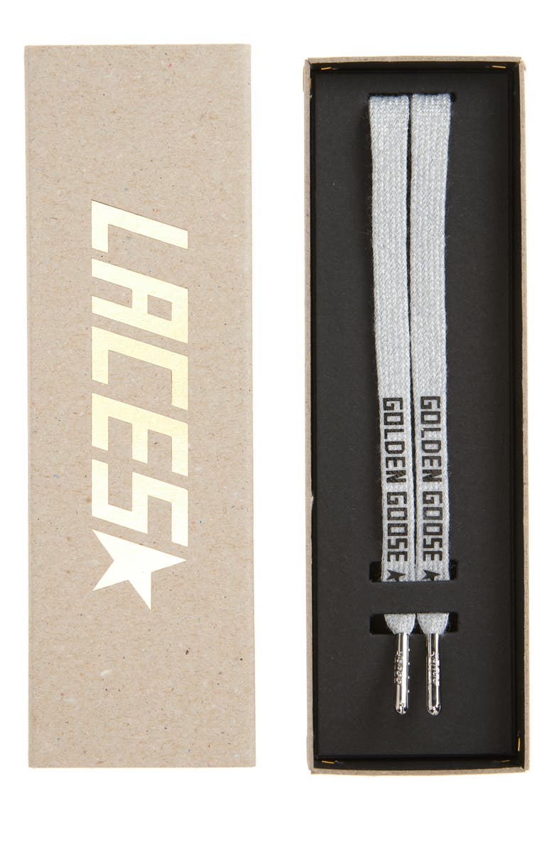 Golden Goose Logo Shoelaces, Main, color,