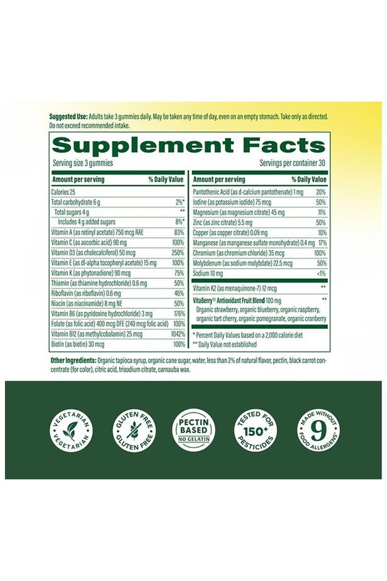 Whole Body Multi Gummies for Men 55+ for Muscle & Bone Health, Vegetarian, 90 Strawberry Gummies, Alternate, color, None